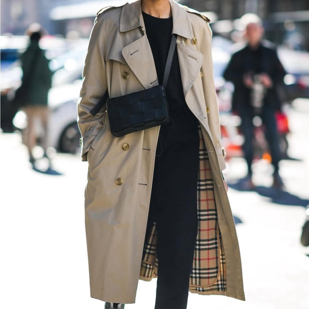 AUTH BURBERRY Classic Check Pattern